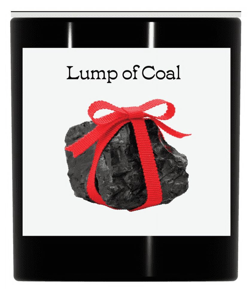 (2 pack) Mainstays Lump of Coal Scented Candle, Holiday Candle, 6 oz