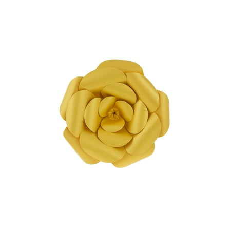Mexican Paper Flower Bouquet Mega Crafts - 8'' Handmade Paper Flower in Gold | For Home Décor, Wedding Bouquets & Receptions, Event Flower Planning, Table Centerpieces, Backdrop Wall Decoration, Garlands & Parties ()