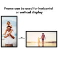 thumbnail image 5 of Americanflat 10x20 Picture Frame with Polished Plexiglass Streamline Collection Thin Border Wall - Black, 5 of 8