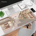 thumbnail image 4 of Tapis de Souris de Rue Anime Gamer Grand Bord Verrouillé Mignon Tapis de Souris en Caoutchouc Antidérapant pour Bureau d'Ordinateur, 4 of 5
