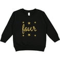 thumbnail image 2 of Inktastic 4th Birthday Gold 4 Year Old Toddler Sweatshirt, 2 of 4