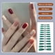 thumbnail image 2 of Uñas postizas largas cortas coloridas Soidarity para manicura bricolaje hogar puntas de Juegos de manicura Verde negro, 2 of 5
