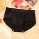 thumbnail image 2 of Gibobby Panty Microfibra con Encaje Calzoncillos de nido de para mujer, bragas sin costuras de de algodón transpirables para mujer(Negro，Talla única), 2 of 3