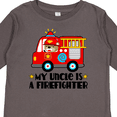 thumbnail image 4 of Inktastic Fireman Uncle is a Firefighter Boys or Girls Long Sleeve Toddler T-Shirt, 4 of 5