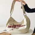 thumbnail image 2 of LNGOOR Letter Print Large Capacity Hobo Bag, 2 of 6
