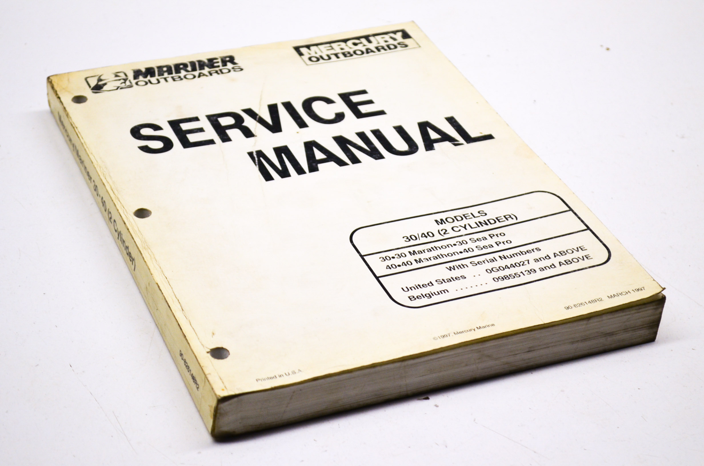 Mercury 90-826148R2 30 40 (2 Cylinder) Service Manual QTY 1 - Walmart.com