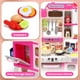 thumbnail image 4 of Set de cocina Kids Play Cute Stone de 102 cm, estufa y fregadero, color rosa, 4 of 9