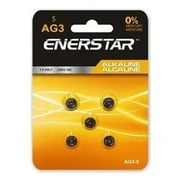 10-Pack LR41 / AG3 Enerstar Alkaline Button Batteries (2 Cards of 5)