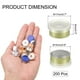 thumbnail image 2 of Uxcell Tapas Flip Off de 15 mm 200PCS Sellos Sin Bisel Tapas Flip Off para Frascos de Vidrio Botellas Liofilizadas, Transparente/Dorado Verde, 2 of 6
