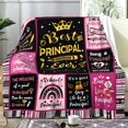 thumbnail image 2 of Principal Appreciation Gifts for Women,Principal Blanket,Cool Assistant School Principal Gifts Best Best Principal Retirement Gifts Throw Blankets 50"X40", 2 of 6