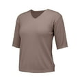 thumbnail image 5 of St Patricks Day Shirt Women, Women's Round Neck Short Sleeved Loose T Shirt with A Knit Bottom Short Top Brown XL, 5 of 9