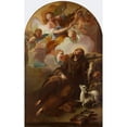 thumbnail image 3 of Anonymous 11x14 Black Modern Framed Museum Art Print Titled - Ecstasy of St. Francis (1700), 3 of 5