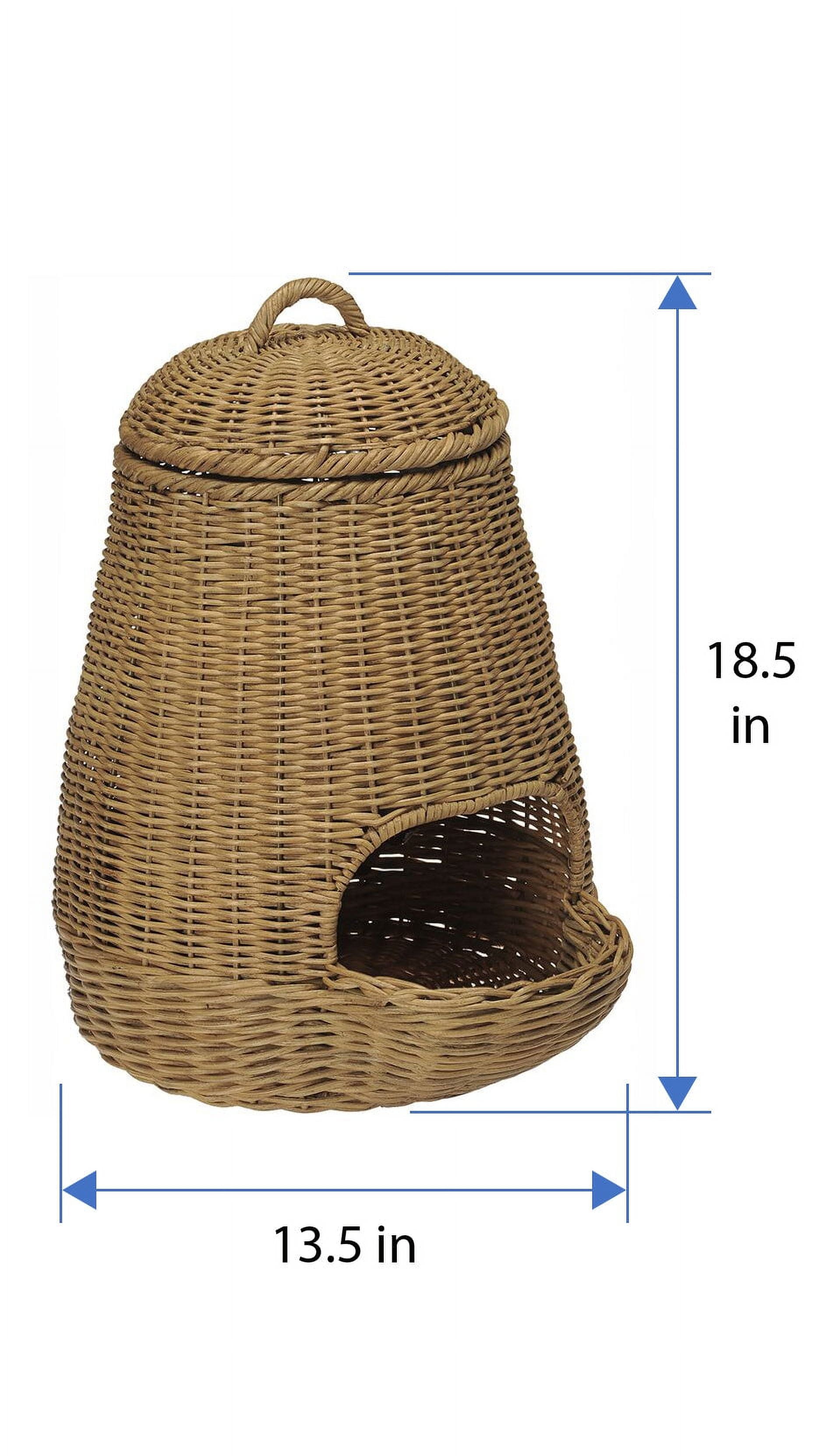 Kouboo Wicker Potato & Onion Basket Fruit & Vegetable Storage Basket, Basket For Countertop, Kitchen, Small