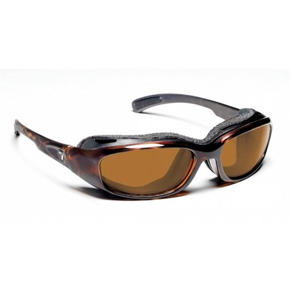 7eye 160642 Churada Sharp View Copper Sunglasses- Dark Tortoise - Small & Medium