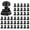 thumbnail image 1 of 150Pc M6x16mm Computer Rack Mount Cage Screws and Nuts & Washers for Rack Mount Server Cabinet,Rack Mount Screw Cage Nut, 1 of 7