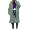 thumbnail image 1 of LOVZFMLL Vestes pour Femmes Manteau à Manches Longues en Cheveux d'Agneau Col Chaud, 1 of 5