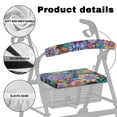 thumbnail image 5 of HELLHERO Datura Dragonfly Walker Seat Covers for Elder Walker Rollator Seat Back Cover for Seniors Adult, 5 of 7