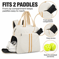 thumbnail image 5 of Pickleball Tote Bag for Women with Shoe Compartment, Fits 2 Paddles,PB01, 5 of 7