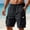Black1, variant on Men's Cargo Shorts Quick Dry Stretch Elastic Waist Drawstring Casual Work Beach Shorts with Pockets Big and Tall M to 5XL