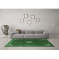 thumbnail image 3 of Ahgly Company Indoor Round Persian Emerald Green Traditional Area Rugs, 7' Round, 3 of 4