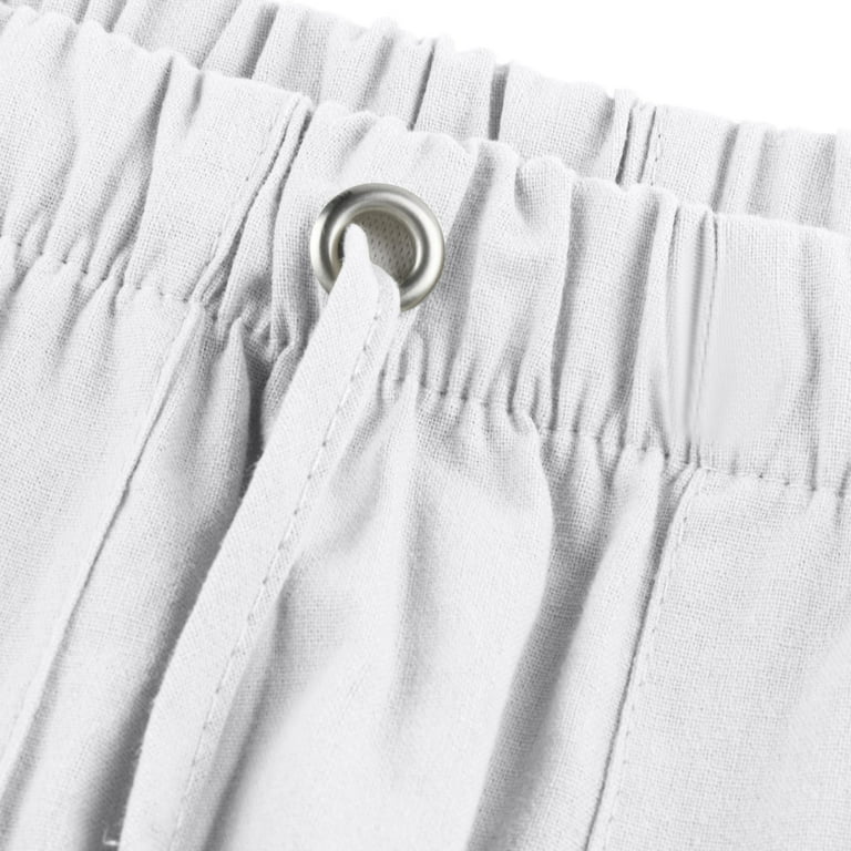 Guvpev Linen Clothing For Men Natural Linen Pants For Men