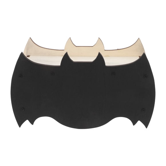 Handcrafted Wooden Bat Shaped House Outdoor Weatherproof Bat Shelter Bat Box Pet Nest House For Garden Backyard