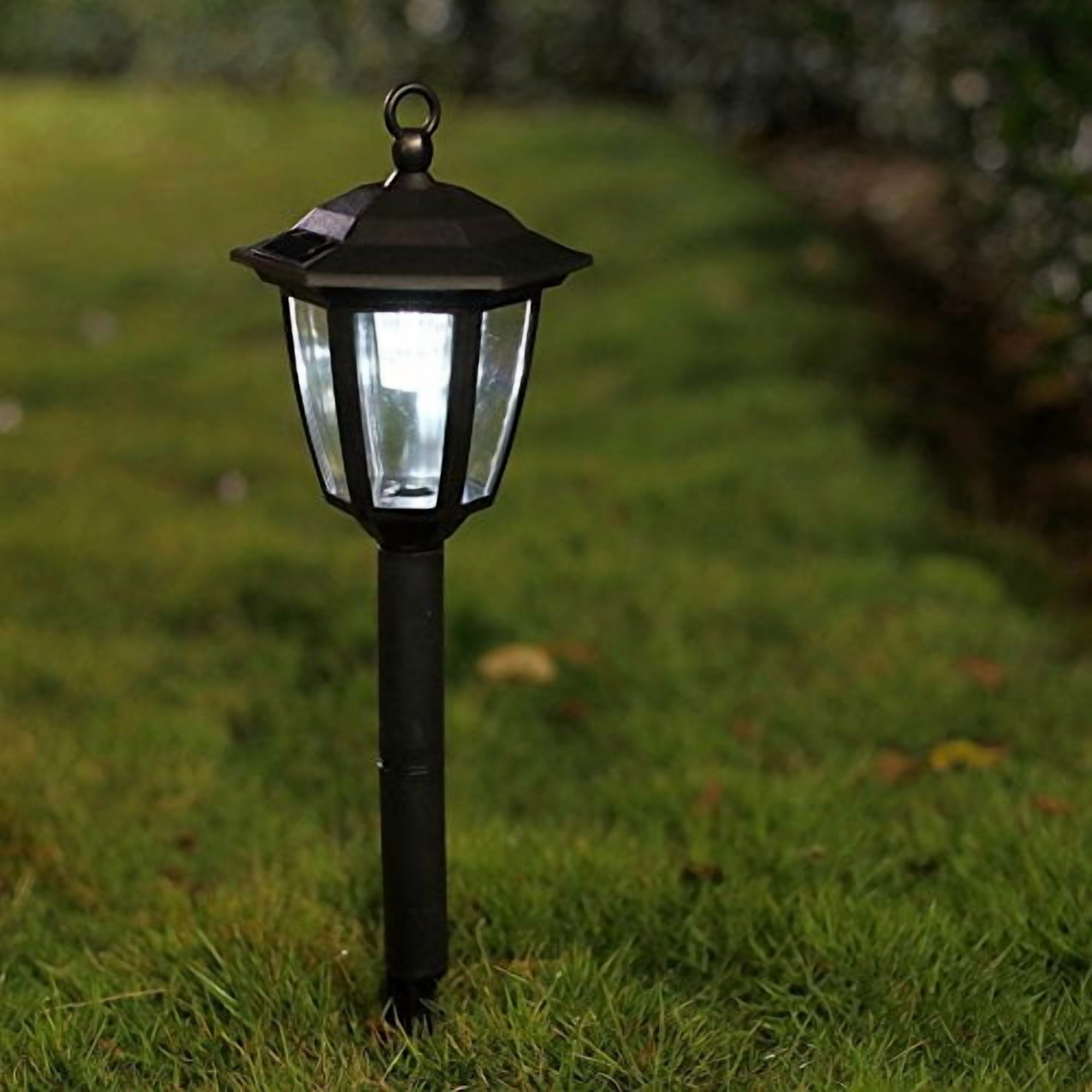 Maggift Upgrade Hanging Solar Lights 37.8 Inch Dual Use Shepherd Hook Lights With 2 Shepherd Hooks Outdoor Solar Coach Lights, 2 Pack