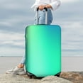 thumbnail image 7 of Gukieu blue green colors Print Suitcase Protective Cover, Elastic Zipper Buckle Suitcase Protective Cover, Suitable for Travel, Business Trip-Small, 7 of 7