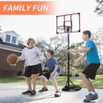 thumbnail image 5 of Outdoor Basketball Hoop, Portable Basketball Court for Adults Teenagers, 7.5ft -9.2ft Height Adjustable Basketball Goal, 5 of 7