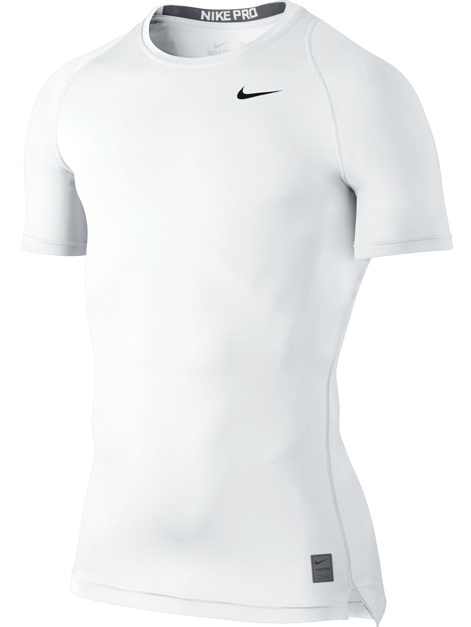 Overweldigend Overtreden vertrekken Nike pro cool compression short sleeve top White/Black 703094-100 -  Walmart.com