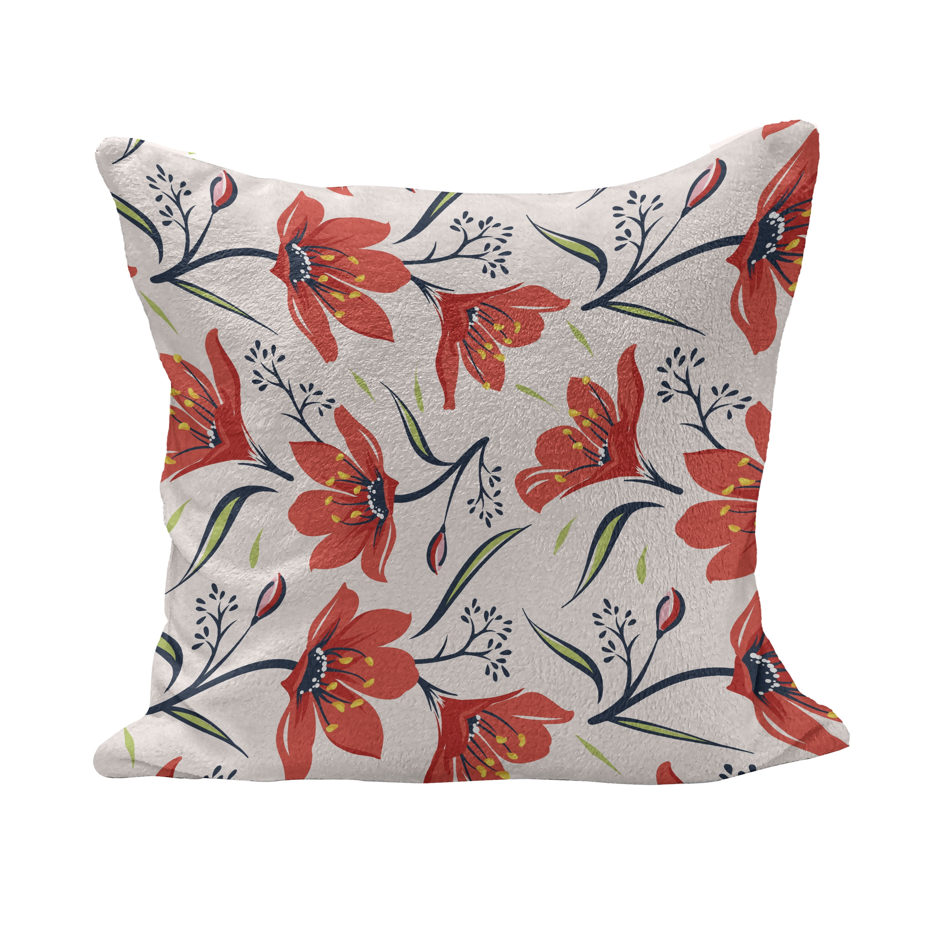 Ambesonne Floral Throw Pillow Cushion Cover Poppies of Spring Season Pastoral Flowers Botany Bouquet Field Nature Theme Art Green Orange 20 X 20 Decorative Square Accent Pillow Case Ambesonne Floral Throw Pillow Cushion Cover Poppies of Spring Season Pastoral Flowers Botany Bouquet Field Nature Theme Art Green Orange 20 X 20 Decorative Square Accent Pillow Case
