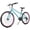 Blue, variant on Hykolity 20 Inch Kids Mountain Bike 7 Speeds Boys Girls Bicycle For Ages Children Teen MTB 8-13 Adjustable Seat All-Terrain Tires Dual V-Brakes, Black Green