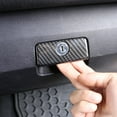 thumbnail image 4 of TINKI Car ABS Red Co-drive Glove box Sundries Box Handle Cover Trim Fit For Toyota Tacoma 2017 2018 2019 2020 2021 2022, 4 of 13