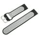 thumbnail image 2 of Reemplazo de pulsera de correa de reloj de silicona suave de 20 mm con orificios de aire para Amazfit GTS 3 negro gris, 2 of 5