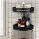 thumbnail image 5 of Estante De Almacenamiento De Esquina, Estante De Almacenamiento, Estante De Baño Negro, Inodoro, Hogar Para Baño, Hotel ANGGREK Otros, 5 of 8