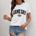 thumbnail image 4 of Njagoc3 Womens Chic Football Jersey - Inspired Short Sleeve - Sporty and Fashionable, 4 of 6