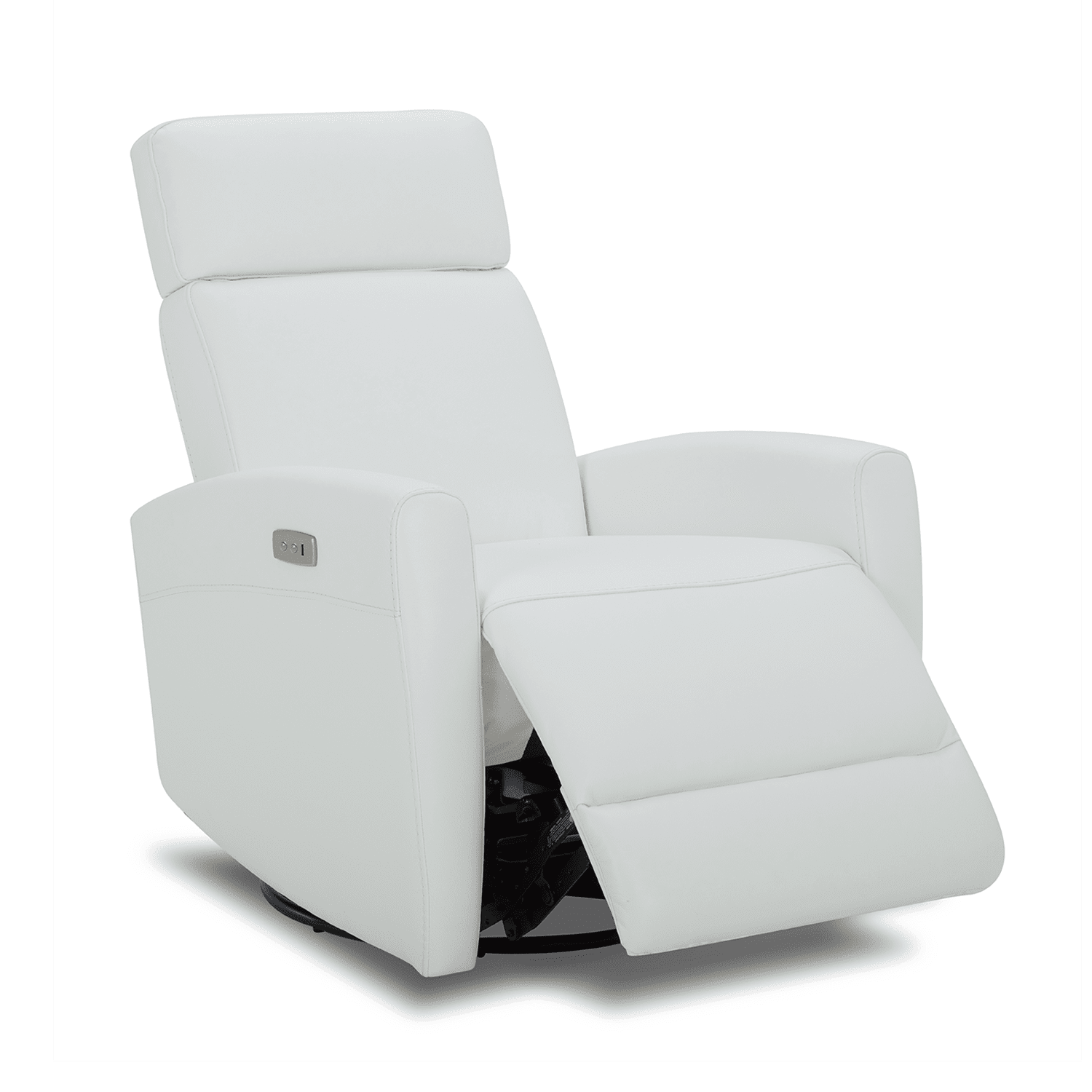 Buy CHITA Power Glider Rocker Recliner with USB, Genuine Leather in ...