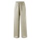 thumbnail image 5 of Pantalones informales de cintura alta con cordón para mujer: corte holgado, bolsillos laterales, tejido transpirable, tallas XS-XXXL, versátiles para viajar o para el día a día., 5 of 8
