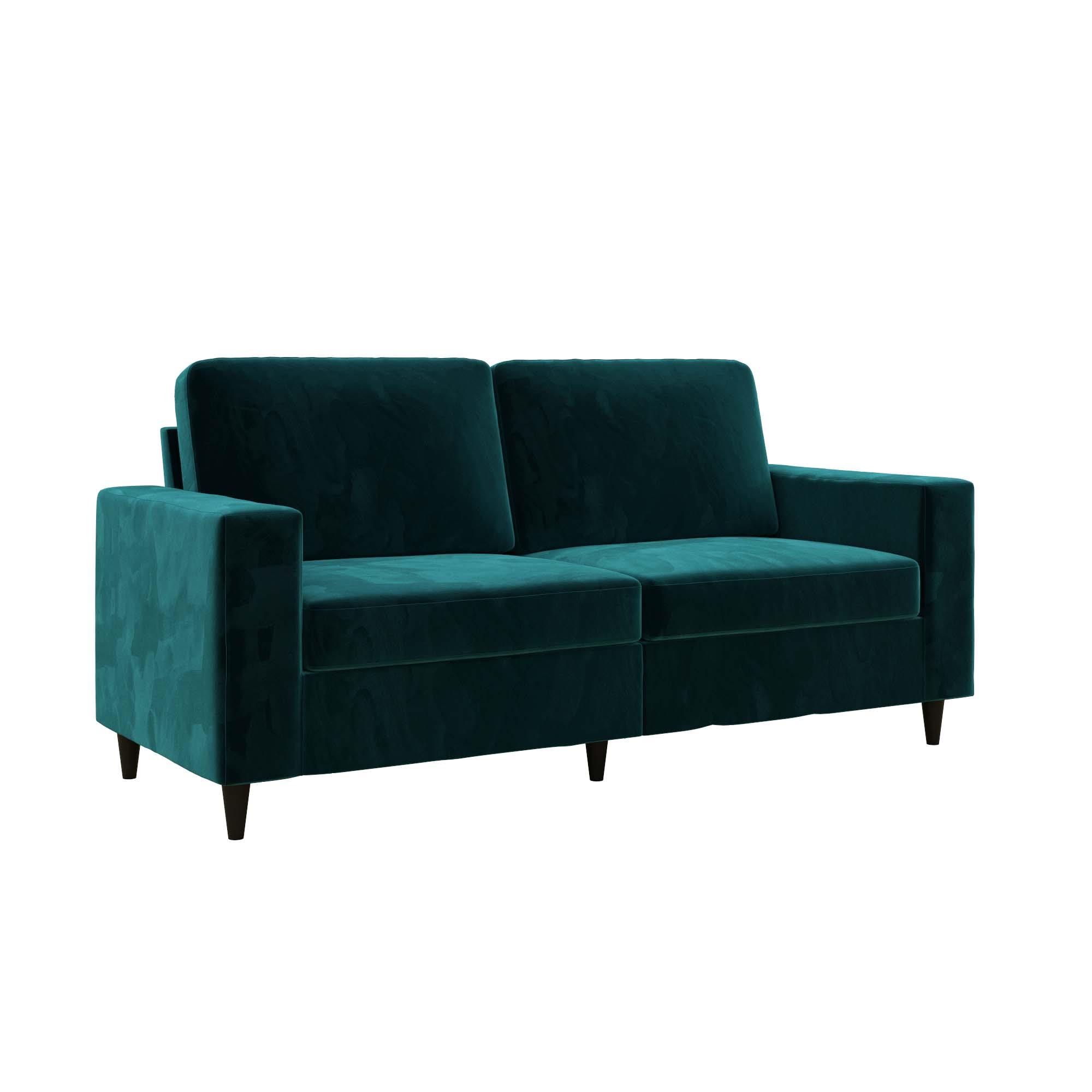 DHP Cooper 3 Seater Sofa, Green Velvet - image 5 of 18