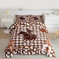 thumbnail image 2 of Feelyou Cowgirl Cowboy Twin Comforter Sets, Retro Boho Western Bedding Set, 2pcs, 2 of 8