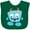 Green, variant on Inktastic Cute Monster, Blue Monster, Funny Monster, Horns Boys or Girls Baby Bib
