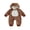 Coffee Deer, variant on RUINIXCW Newborn Baby Christmas Deer Costume Infant Baby Boy Girl Christmas Outfit Fall Winter Clothes Fleece Snowsuit Jumpsuit Hooded Zipper Romper