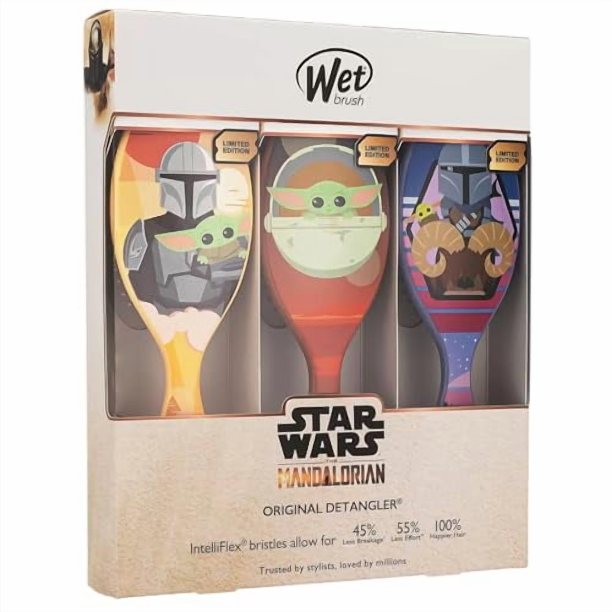Wet Brush Limited Edition Disney original detangler, 3 Pack