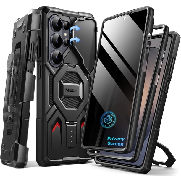 Funda magnética TONGATE para Samsung S26 Ultra con soporte y privacidad