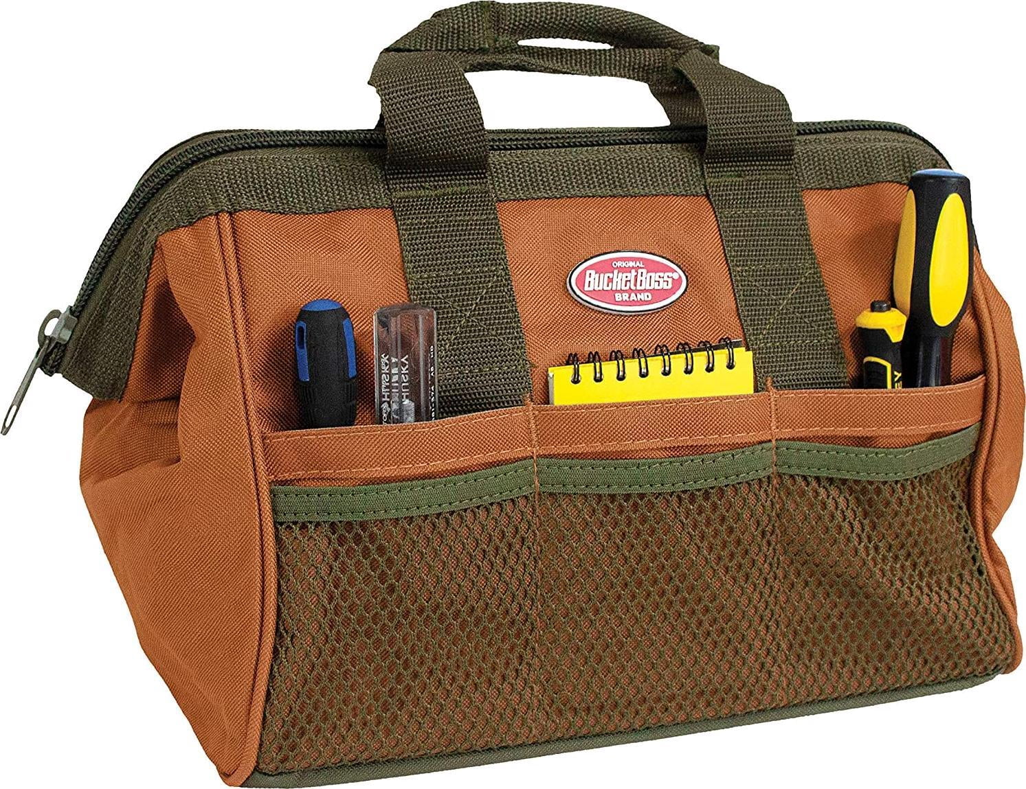 Bucket Boss Gatemouth 13 Tool Bag In Brown, 60013, 8 Liters