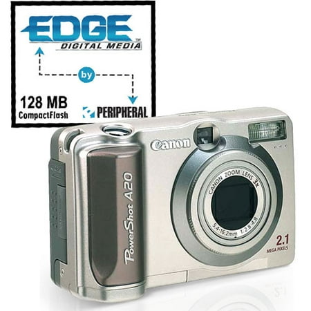 Canon PowerShot A20 Digital Camera With Bonus 128 MB Memory Card