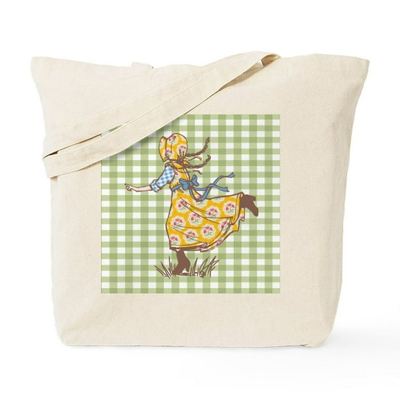 CafePress - Running Girl - Unisex Canvas Tote Bag, Beige, 1-Piece