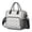 Black-31, variant on Cute Emperor Penguin Print Insulated Lunch Bag, Large Leakproof Lunch Cooler Tote with Snowflake and Winter Animal Patterns, Dual Compartments for Work or Picnic