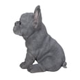 thumbnail image 4 of Figura Hi-Line Gift con forma de cachorro de bulldog francés, color azul, gris, 4 of 8