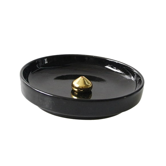 Placa de cono portátil, soporte de quemador de horno de Buda de cerámica para de estar, oficina, hogar al aire libre